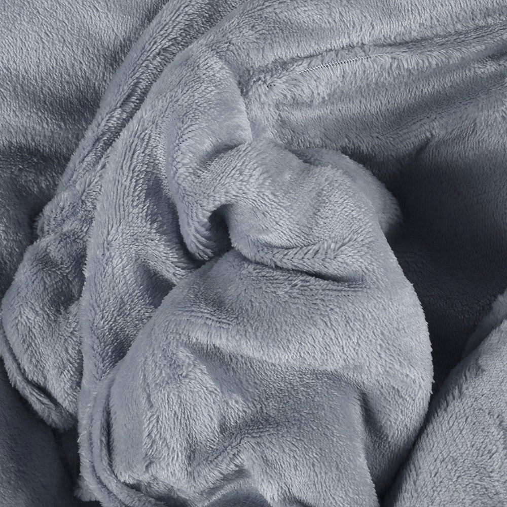 Edredom Queen 100% Poliéster Plush Provence Havan Casa - Cinza