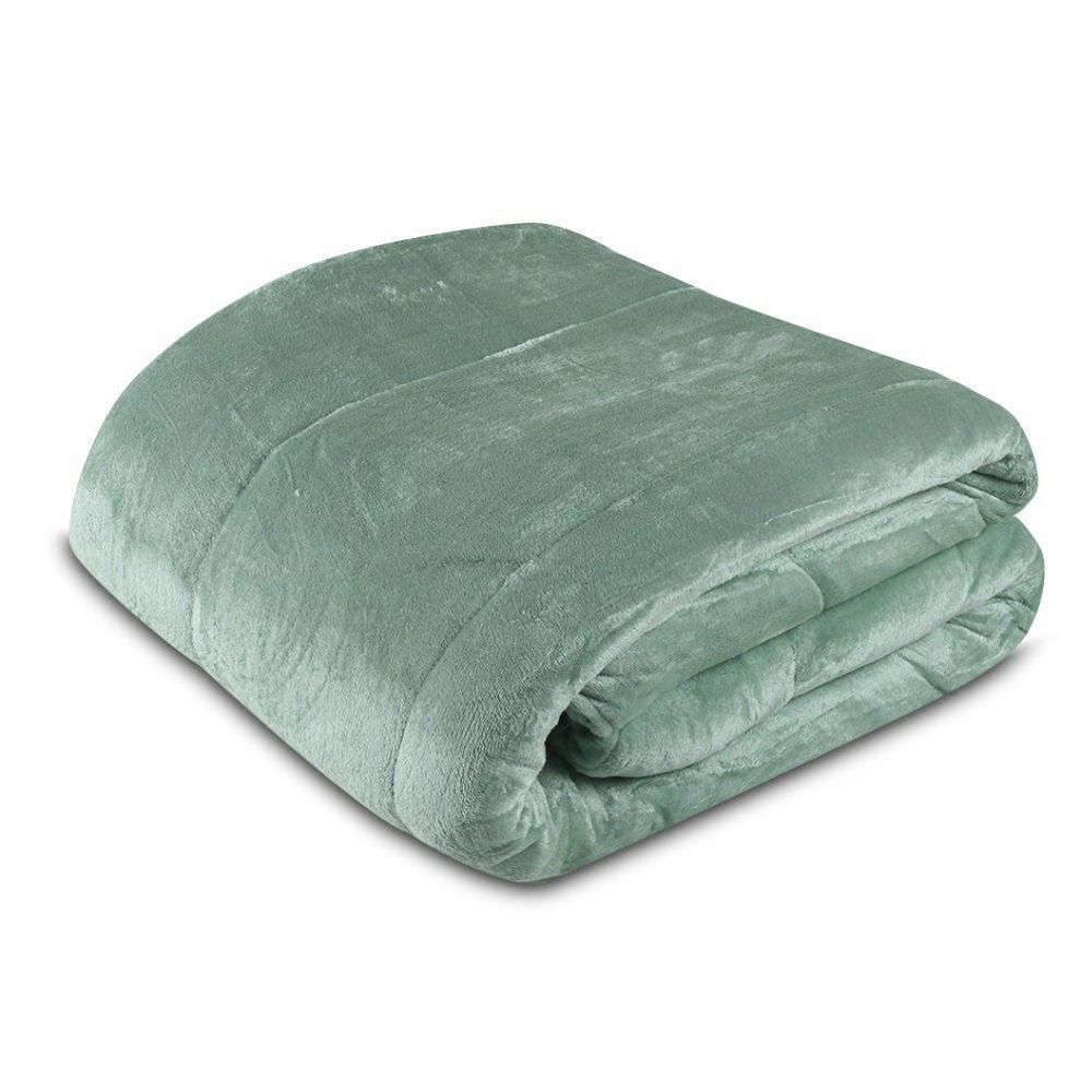 Edredom Queen 100% Poliéster Plush Provence Havan Casa - Verde
