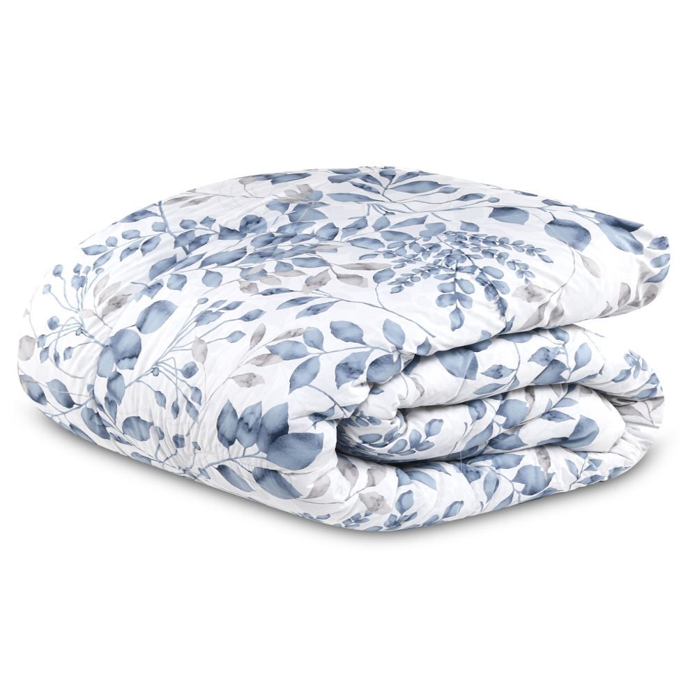 Edredom Queen Percal 200 Fios Buona Fortuna - Jade Prata