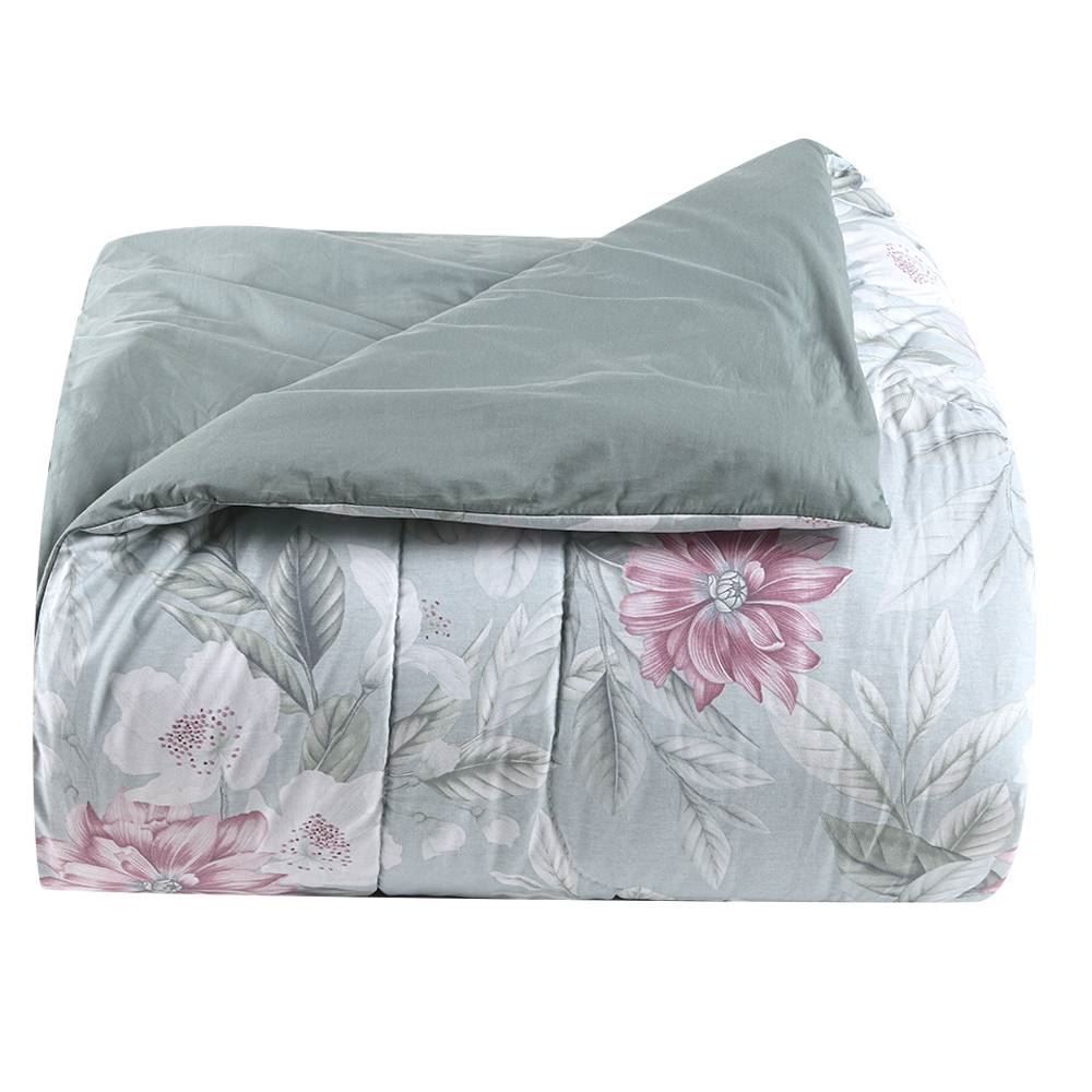 Edredom Queen Percal 200 Fios Buona Fortuna - Isis Verde