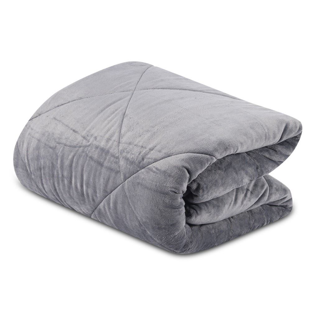 Edredom Queen Plush Inove Provence Havan Casa - Cinza Ardósia