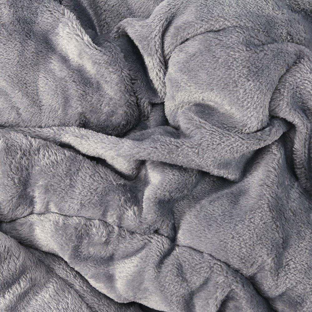 Edredom Queen Plush Inove Provence Havan Casa - Cinza Ardósia