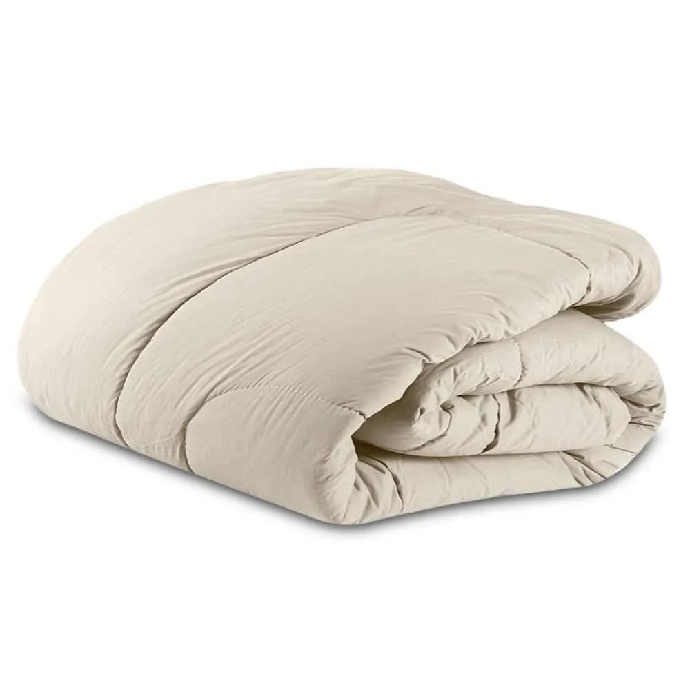 Edredom Solteiro 200 Fios Percal Buona Fortuna - Cru