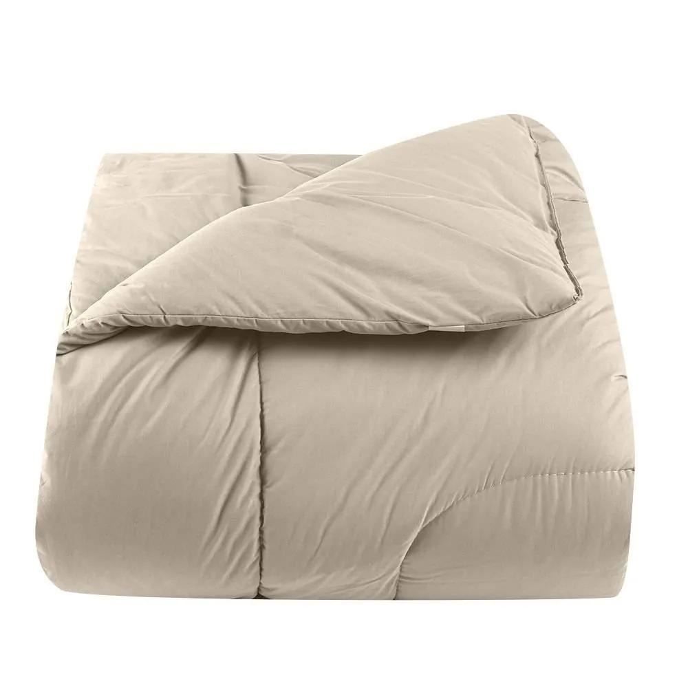 Edredom Solteiro 200 Fios Percal Buona Fortuna - Cru