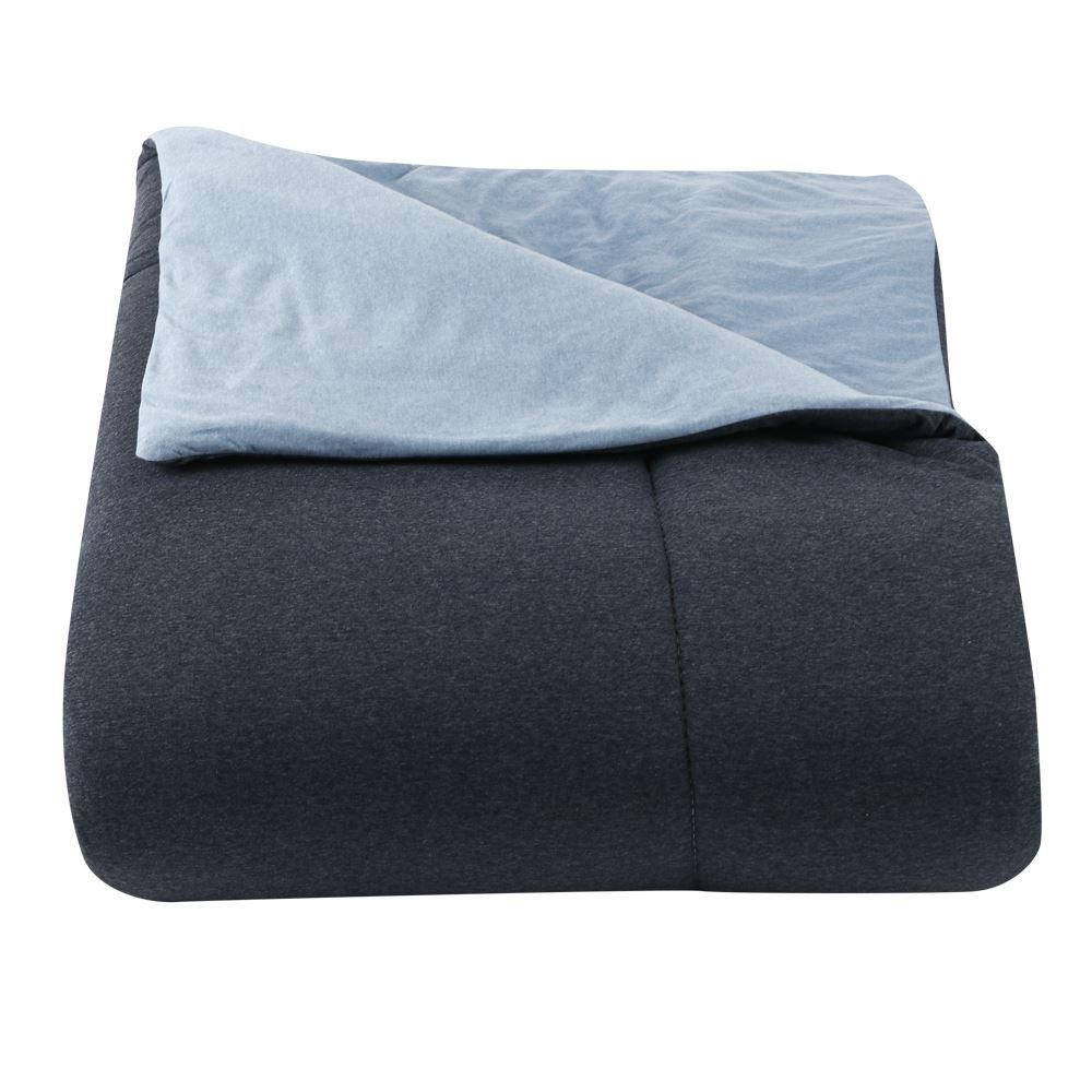 Edredom Solteiro De Malha Urban Confort Havan Casa - Mar Noturno 