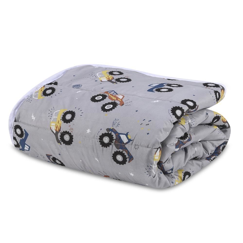 Edredom Solteiro Microfibra 100% Poliéster Kids Solecasa - Truck