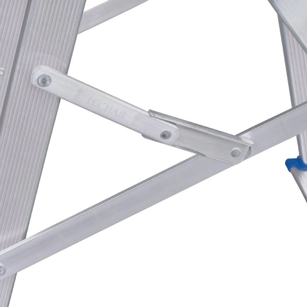 Escada Banqueta De Alumínio Mor - Prata