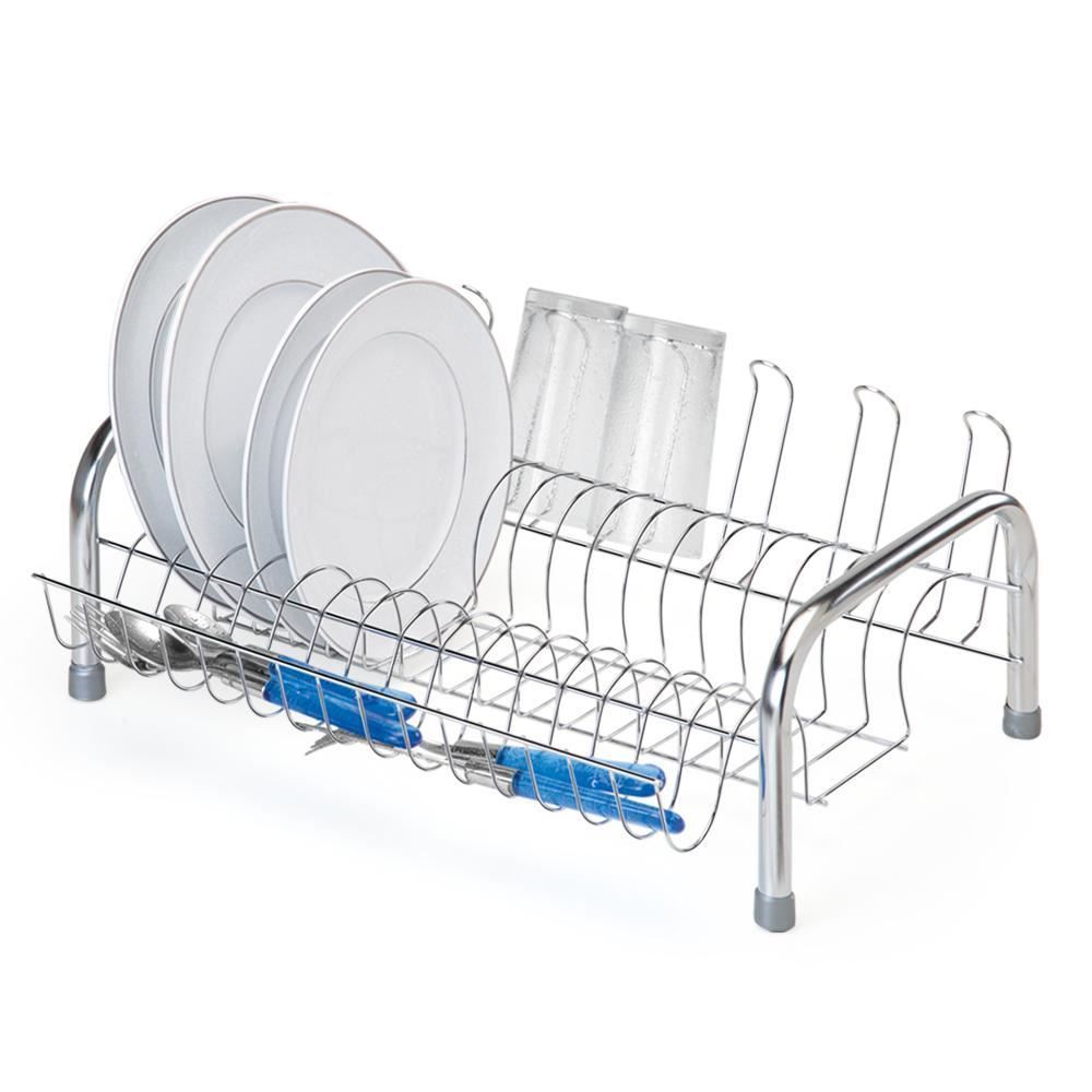 Escorredor De Louças Pratik Arthi - Aço Inox