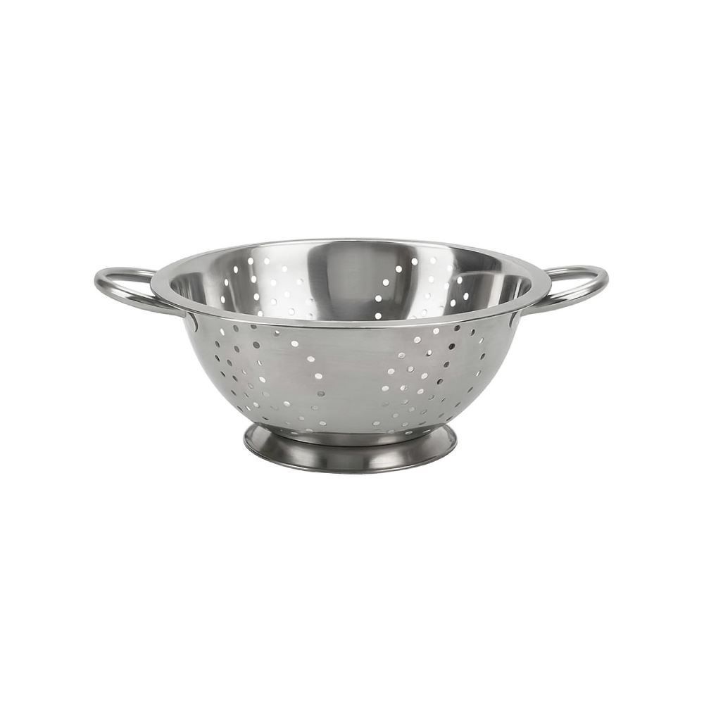 Escorredor De Macarrão Mallana 24 Cm - Aço Inox
