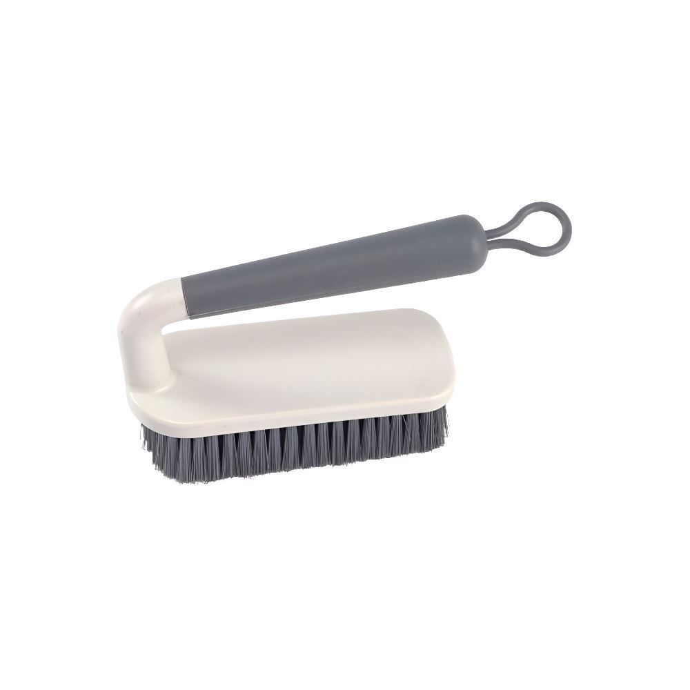 Escova De Piso Flow Ou 18Cm - Branco e Cinza