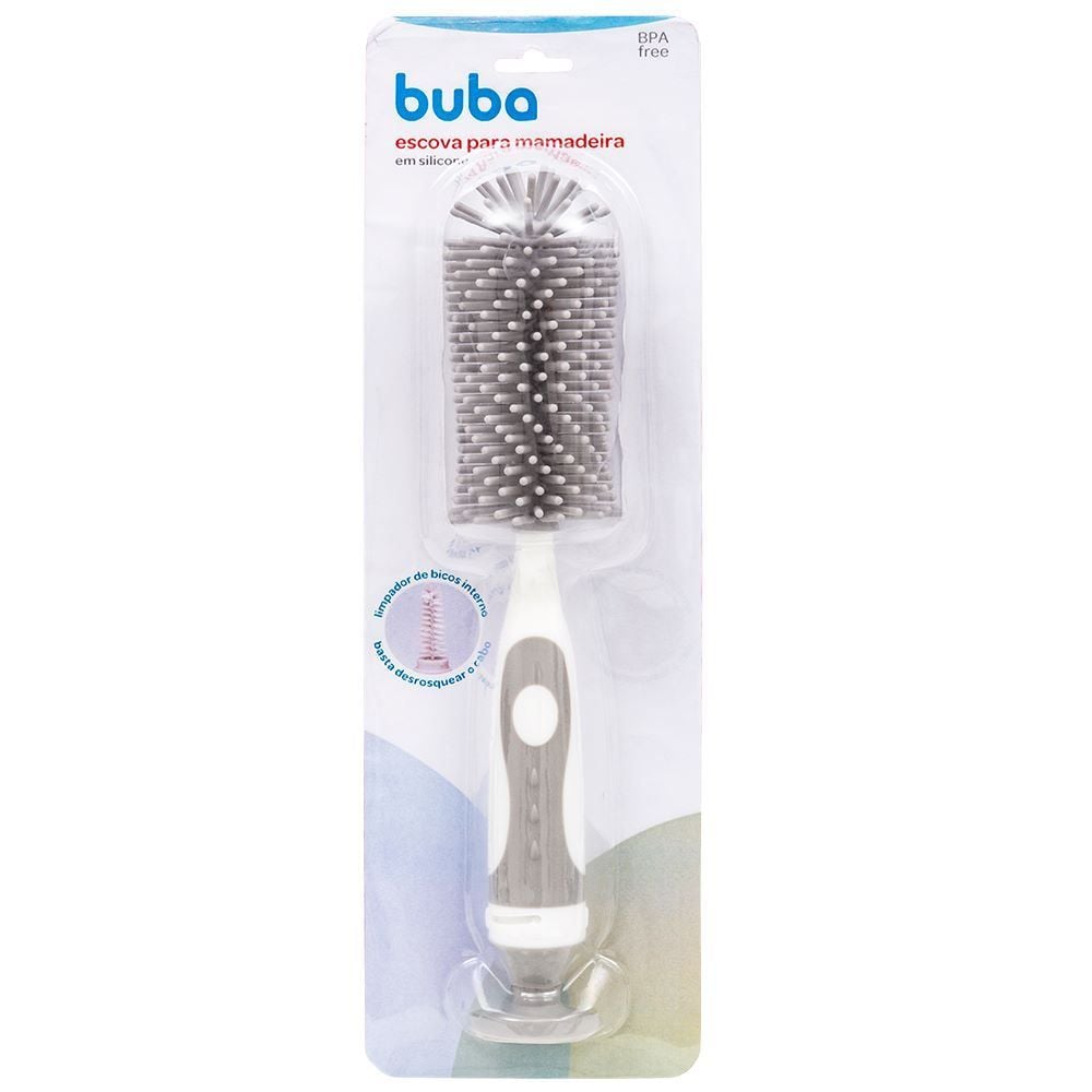 Escova Para Mamadeira Em Silicone Buba - 16276