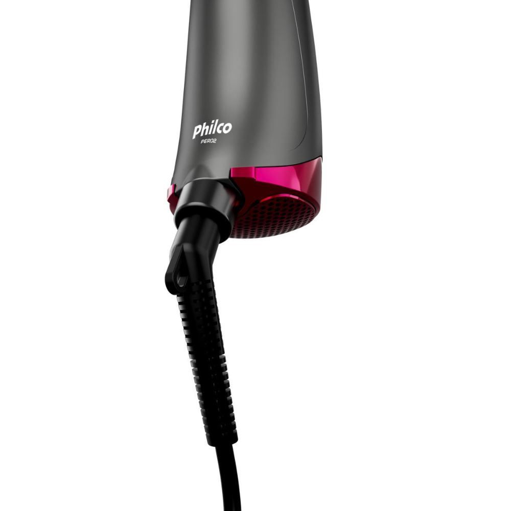 Escova Rotativa Philco Bivolt 1300W Opção Secador Per02