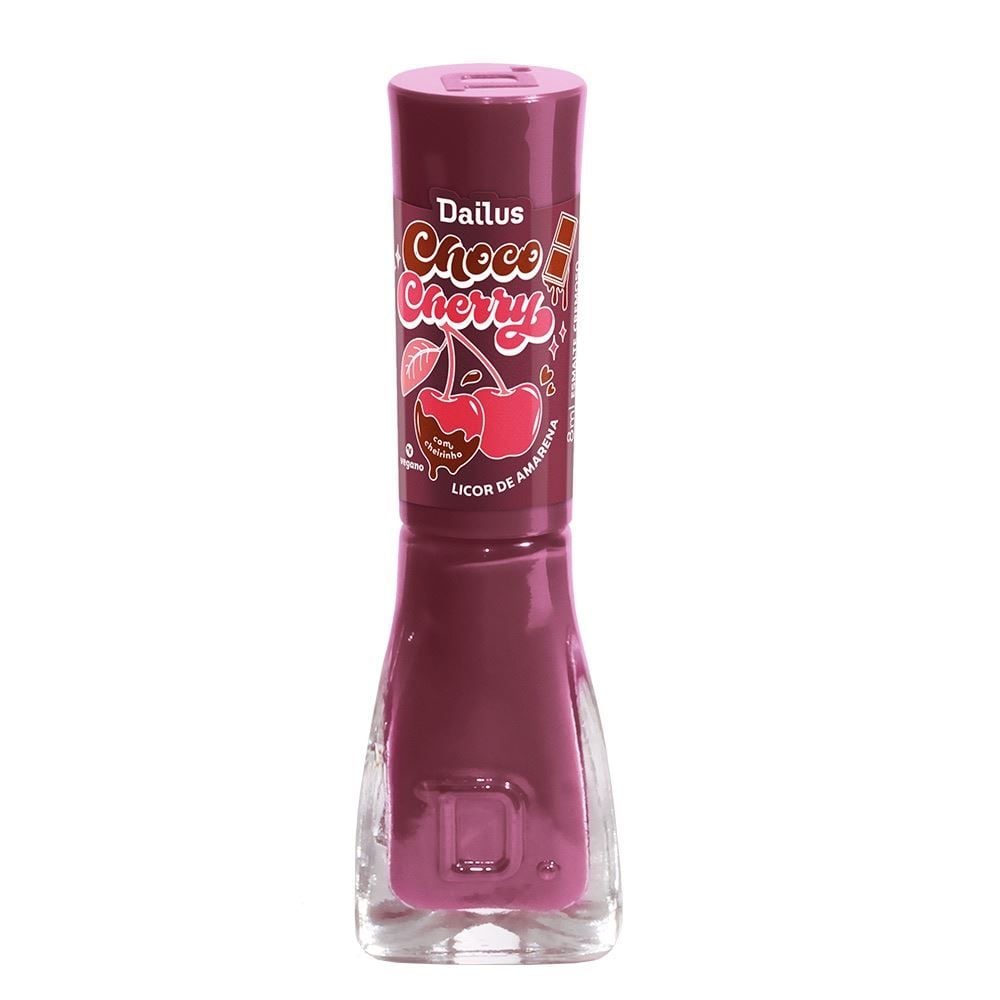 Esmalte Cremoso Dailus Choco Cherry 8Ml - LICOR DE AMARENA