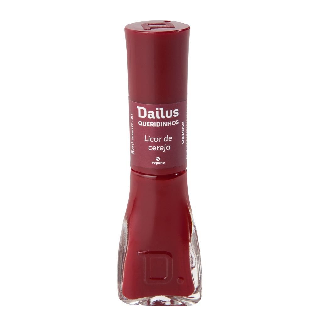 Esmalte Cremoso Dailus Queridinhos 8Ml - LICOR DE CEREJA