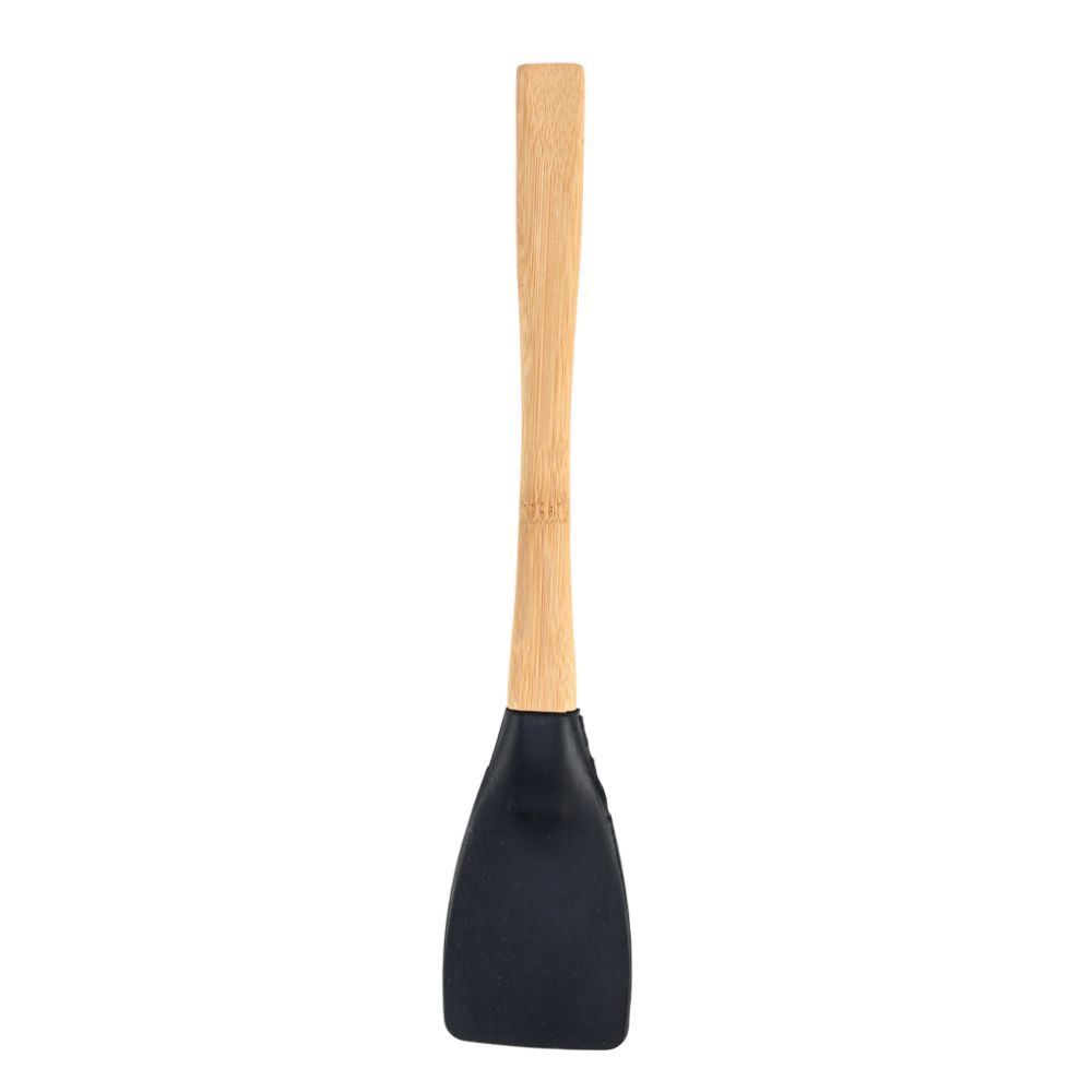 Espátula De Silicone Com Cabo De Bambu Havan Casa - Preto