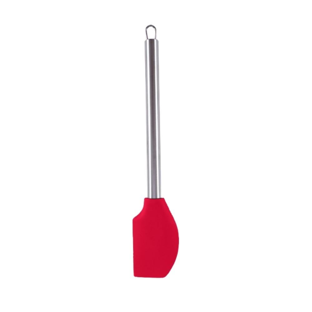 Espátula Silicone Com Cabo Inox Havan Casa 34,5Cm - Vermelho
