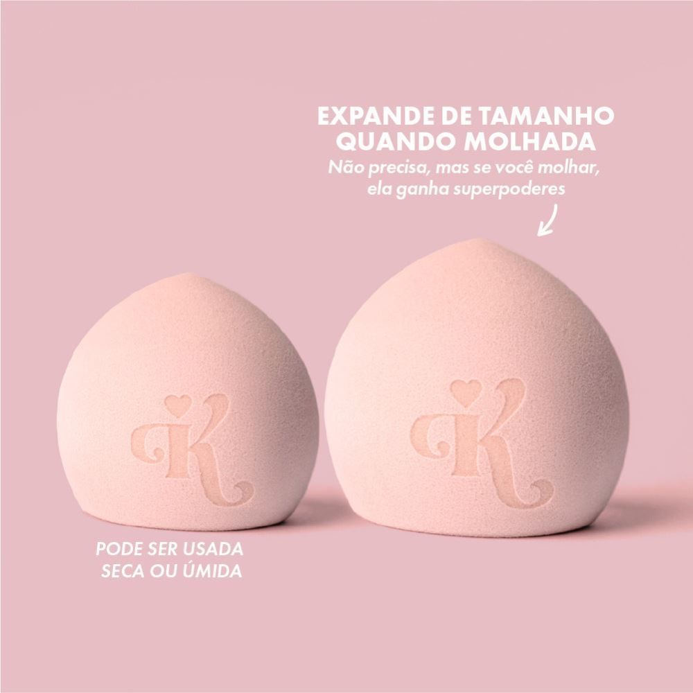 Esponja de Maquiagem Karen Blender by Karen Bachini - Rosa