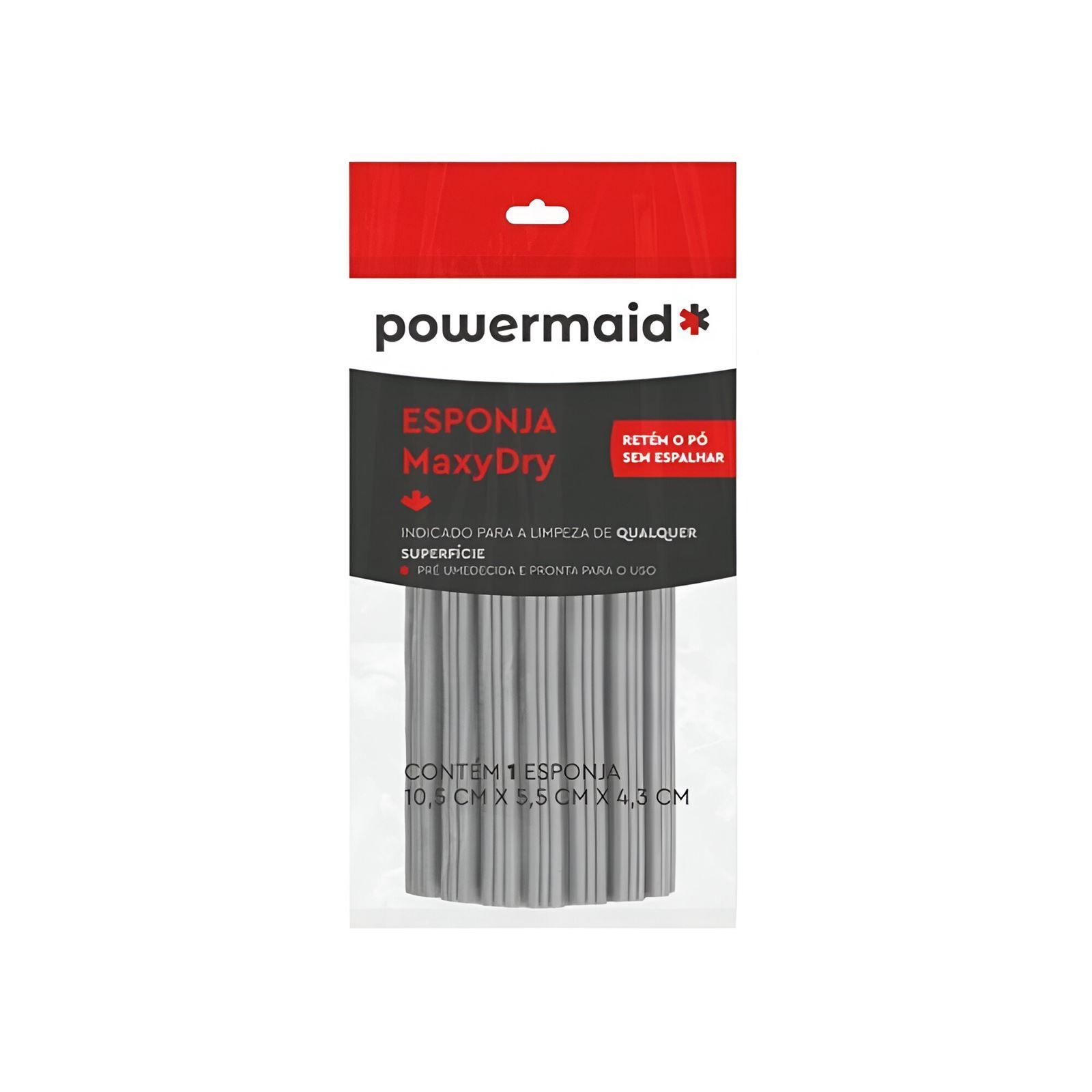 Esponja Maxydry Powermaid - Cinza