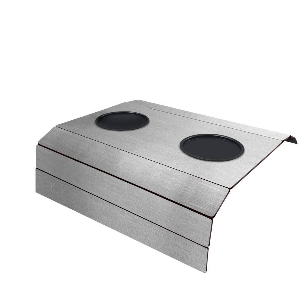 Esteira Flexível Porta Controle Para Sofá Havan Casa - Linho Cinza