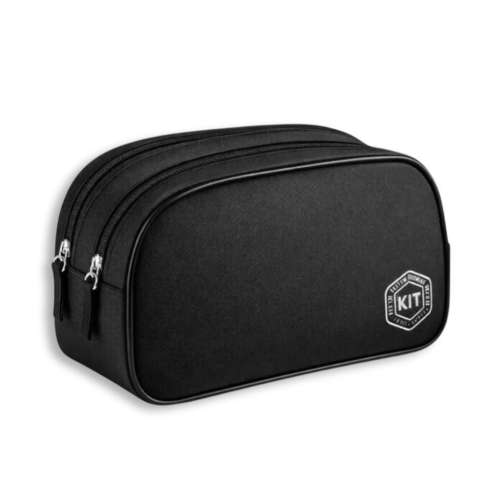 Estojo Duplo Canoa Kit Style - Preto