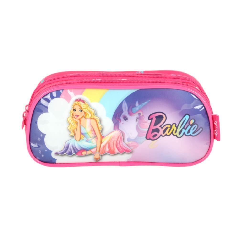 Estojo Duplo Infantil Luxel Barbie - Sortido