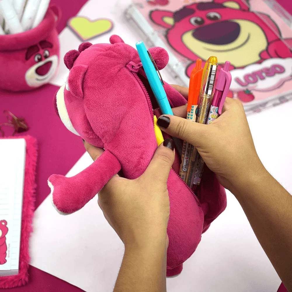 Estojo Infantil Fluffy Lotso Dac - Rosa
