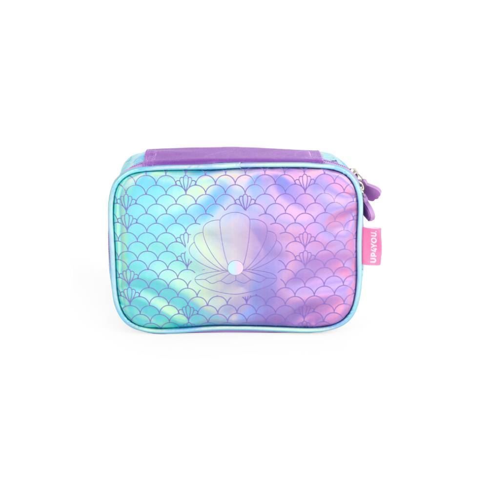 Estojo Infantil Retangular Sereia Luxcel - Colorido