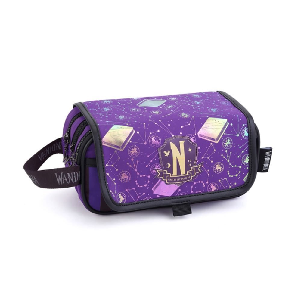 Estojo Juvenil Triplo Wandinha Seanite - Sortido