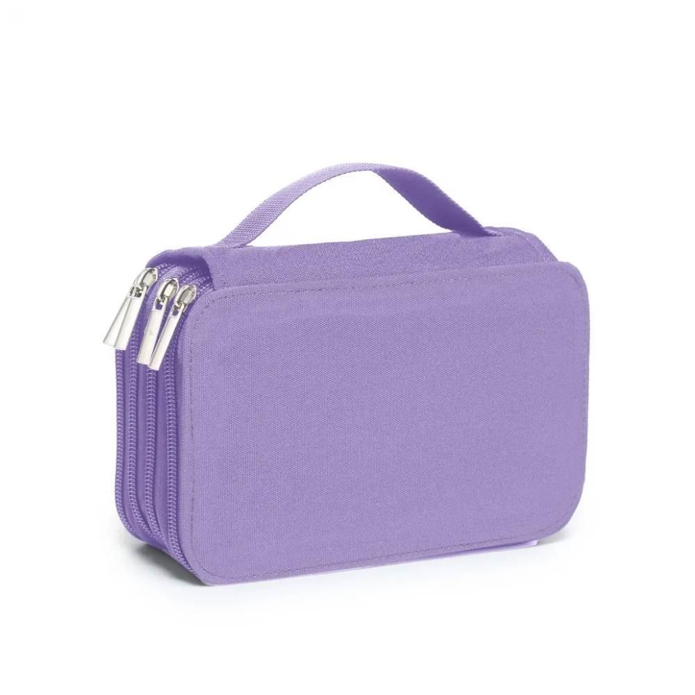 Estojo Retangular 4 Divisórias Bakpak - Sortido