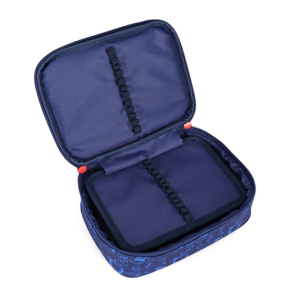 Estojo Retangular Infantil Hot Wheels Luxcel - Sortido