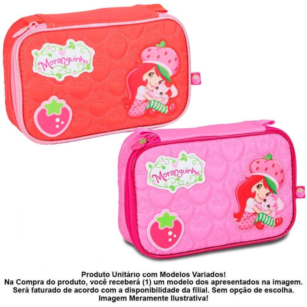 Estojo Retangular Infantil Moranguinho Clio Style - Sortido