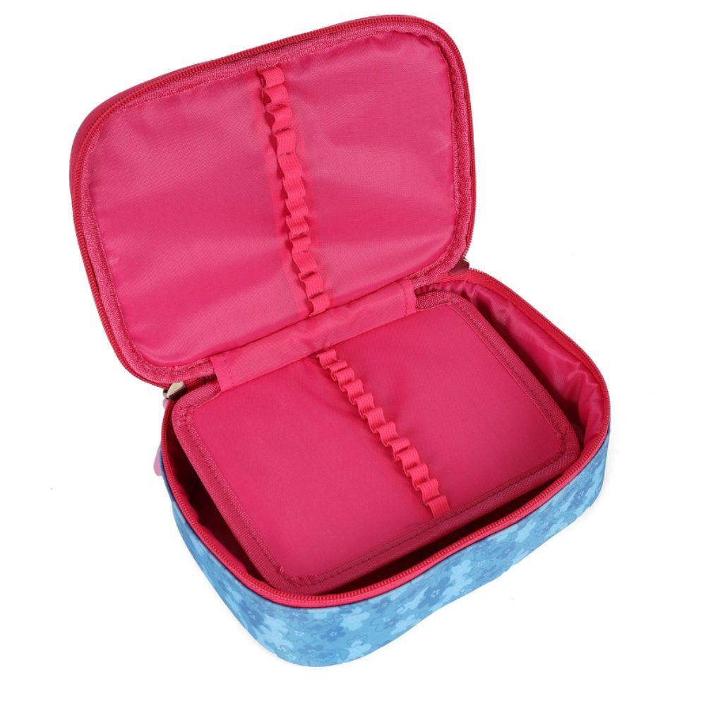 Estojo Retangular Infantil Stitch Flower Luxcel - Sortido