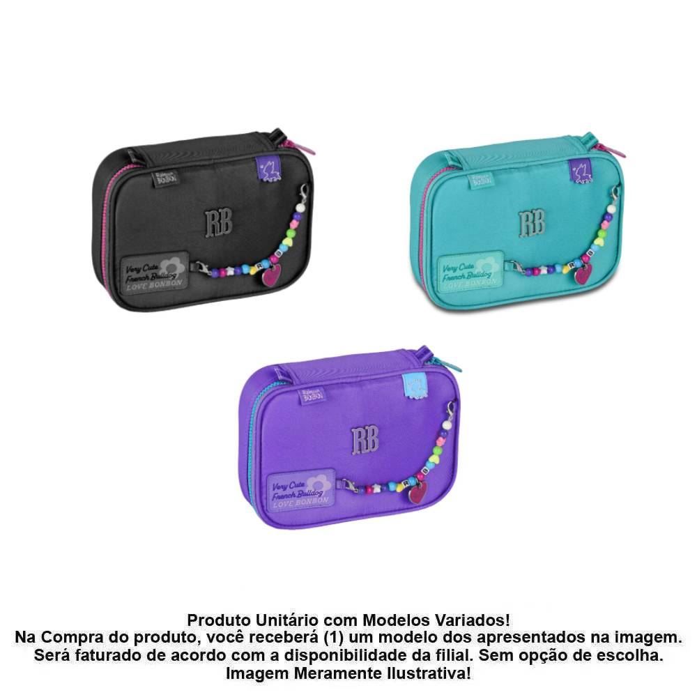 Estojo Retangular Rebecca Bonbon Miçangas Clio Style - Sortido