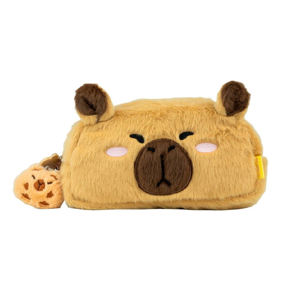 Estojo Simples Infantil Brownie Capivara Xeryus - Marrom