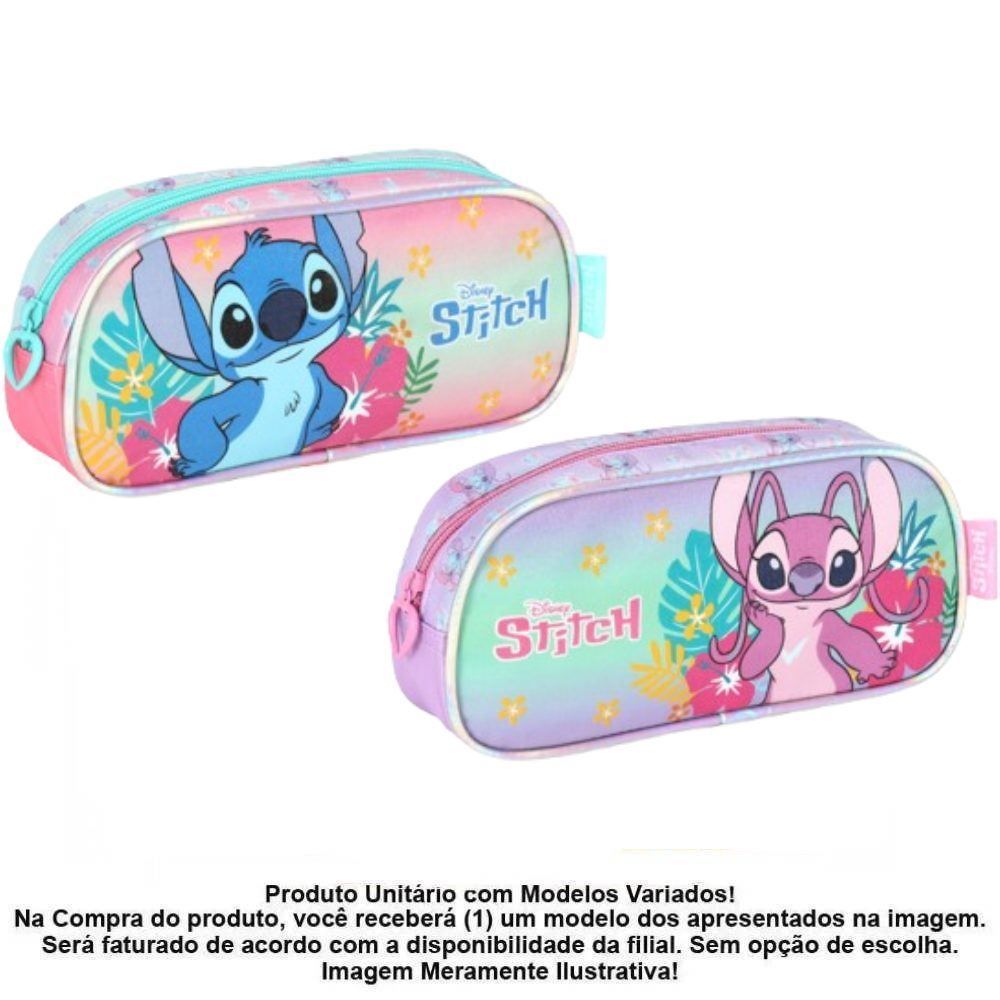 Estojo Infantil Stitch Brilho Luxcel - Sortido