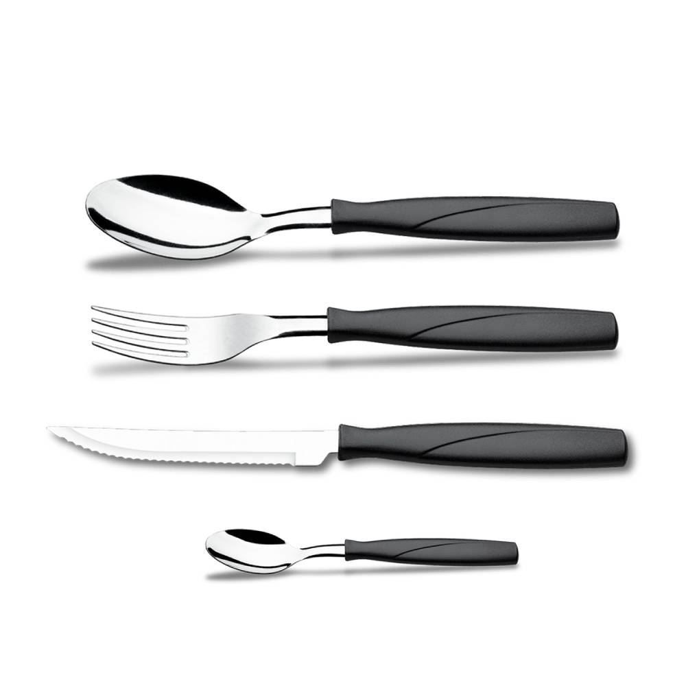 Faqueiro 24 Peças Itaparica Brinox - Preto