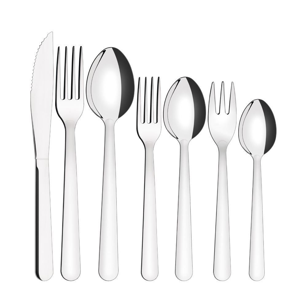 Faqueiro Aço Inox Malibu Tramontina 42 Peças - Prata