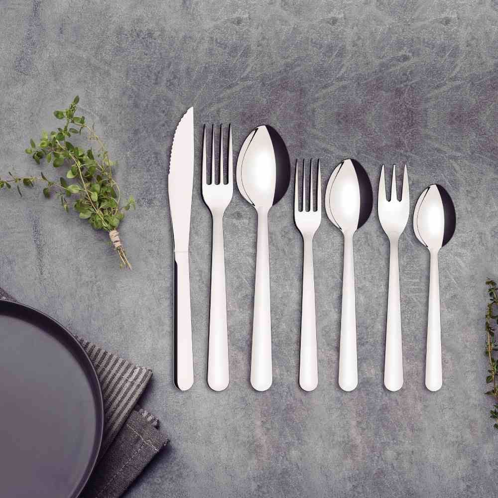 Faqueiro Aço Inox Malibu Tramontina 42 Peças - Prata