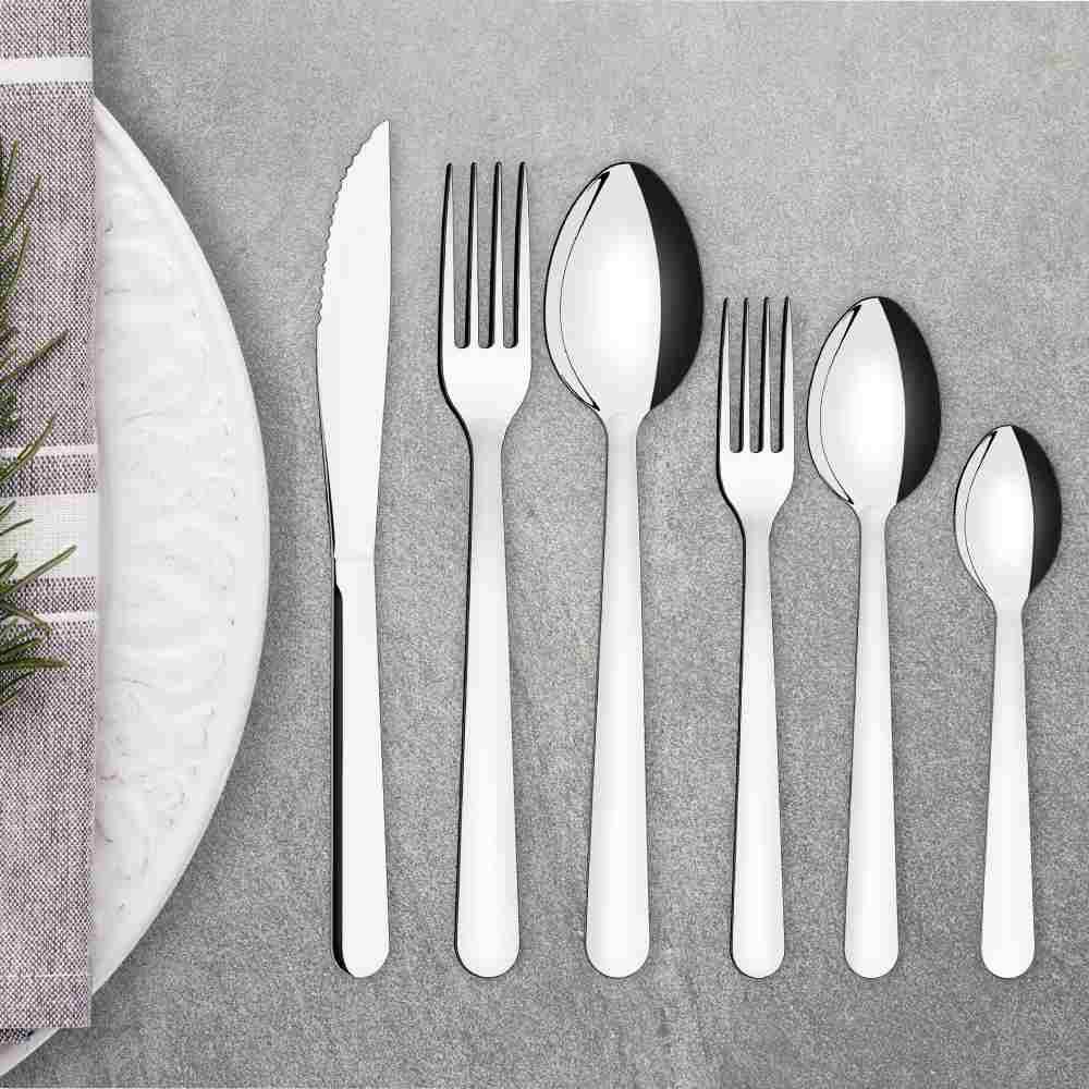 Faqueiro De Aço Inox Malibu Tramontina 36 Peças - Inox