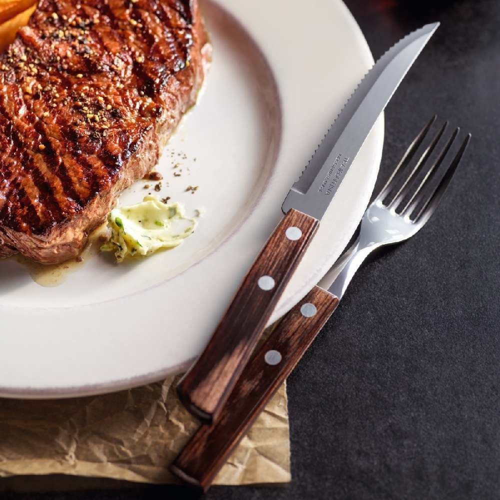 Faqueiro Polywood Tramontina 12 Peças - Castanho