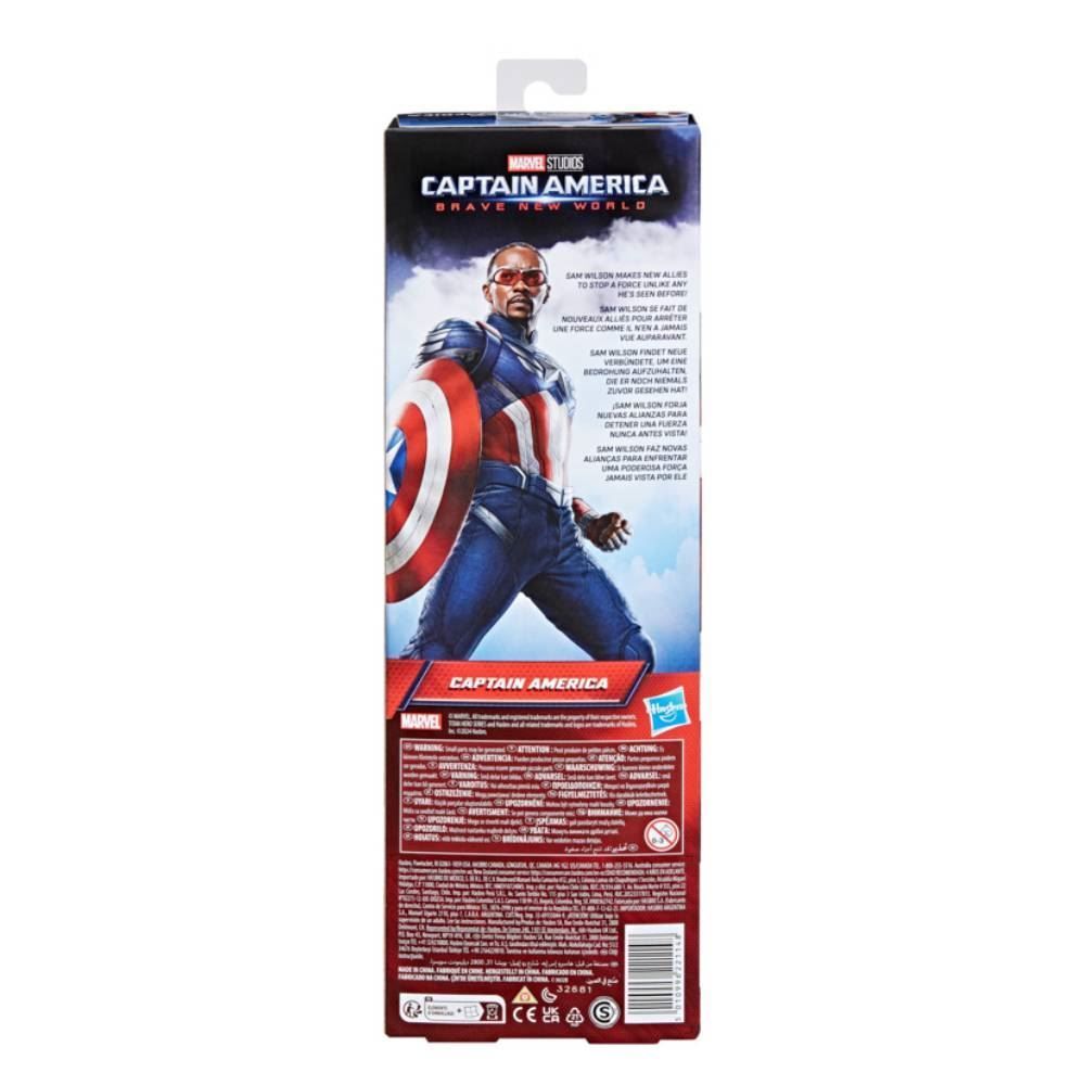 Figura Capitão América Titan Hero Hasbro - F9276