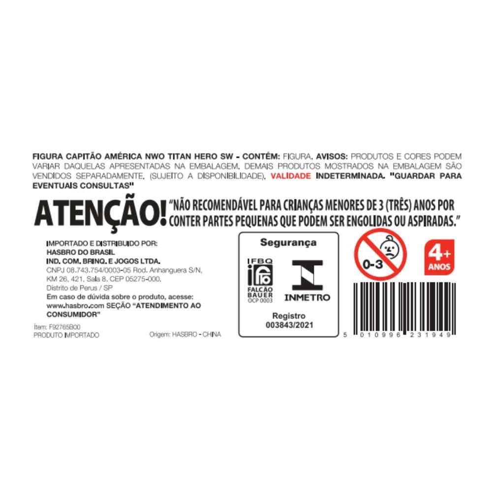 Figura Capitão América Titan Hero Hasbro - F9276