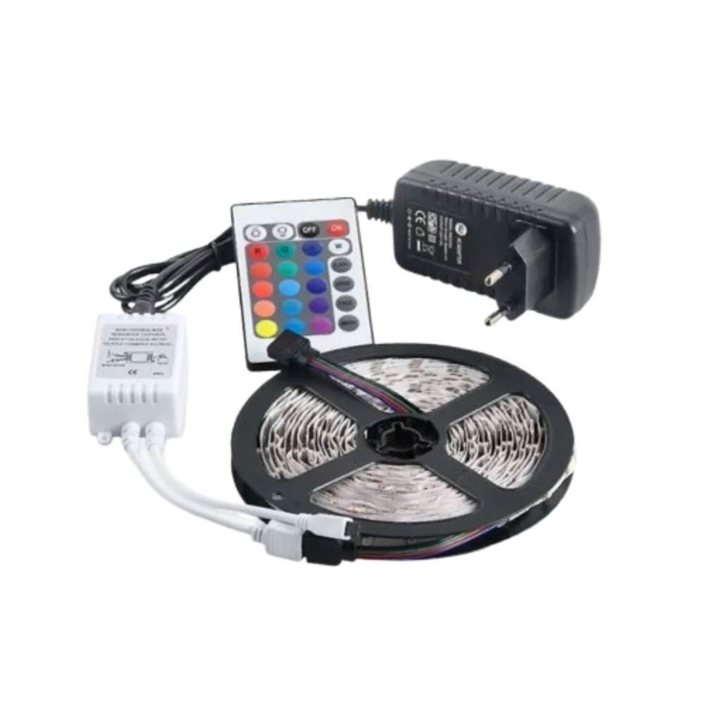 Fita Led Rgb Com Fonte 7,8W Gaya 5 Metros - Bivolt