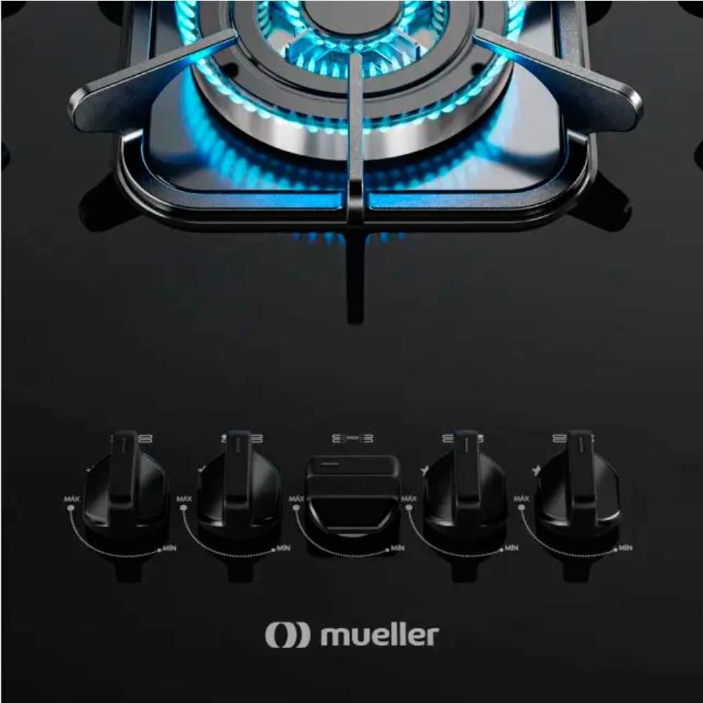 Fogão Cooktop Mueller 5 Bocas Com Tripla Chama - Bivolt