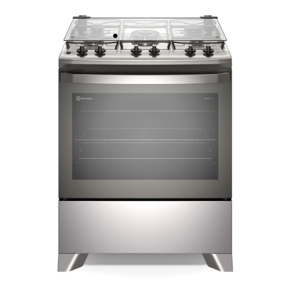 Fogão Electrolux 5 Bocas Mesa Inox Perfect Cook E Vaporbake Fe5ic