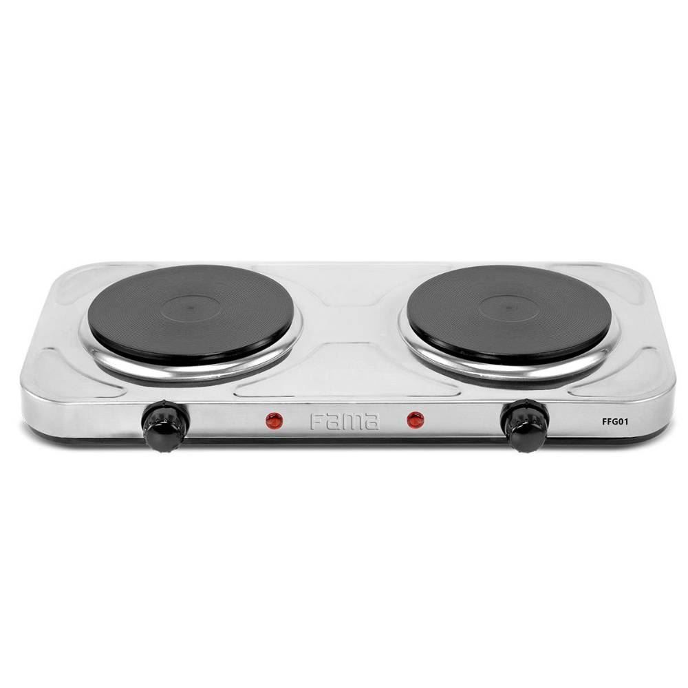 Fogão Elétrico Fama 2 Bocas Inox FFG01