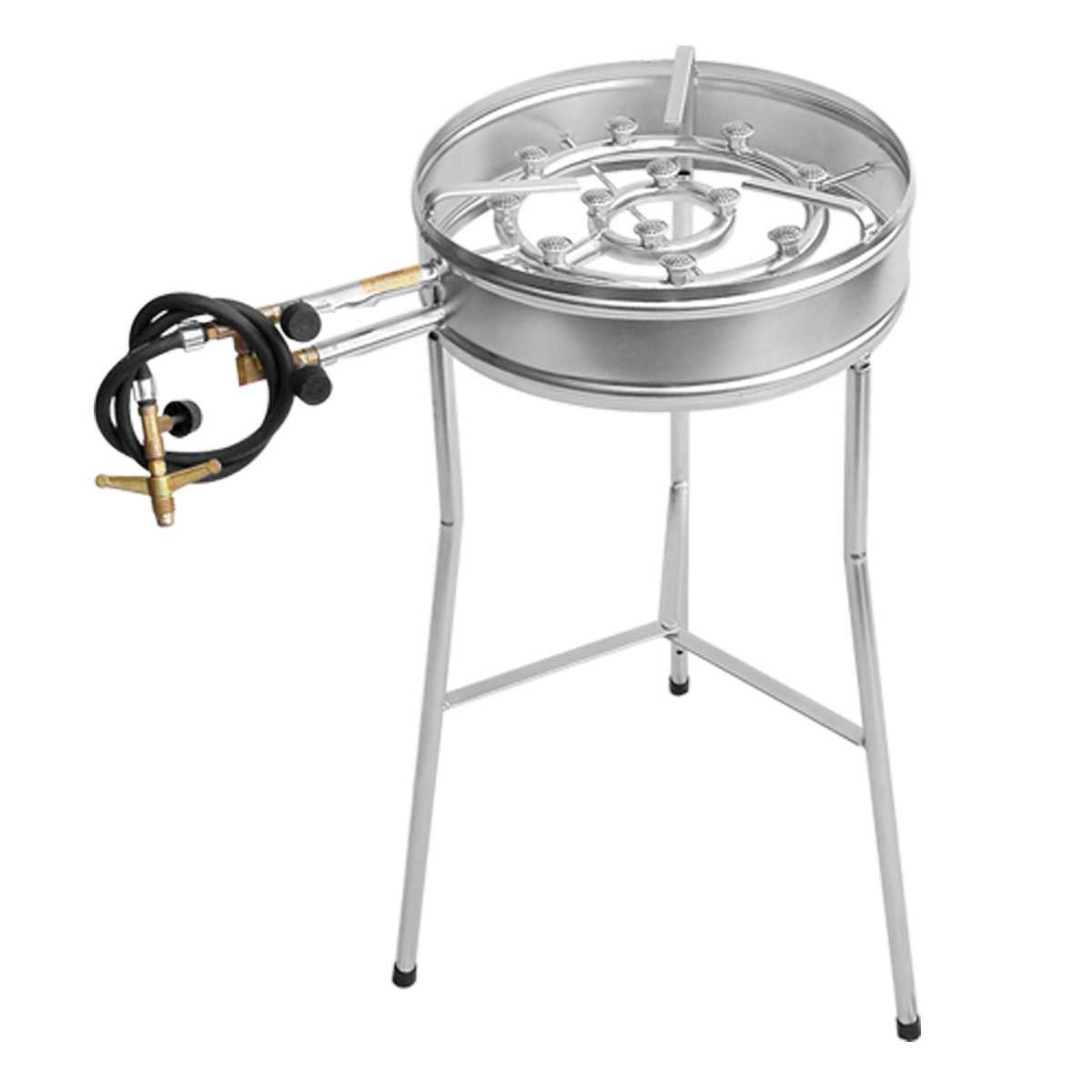 Fogareiro Tripé 2x1 com 12 Caulin Papaléguas 110.1 -  110.1