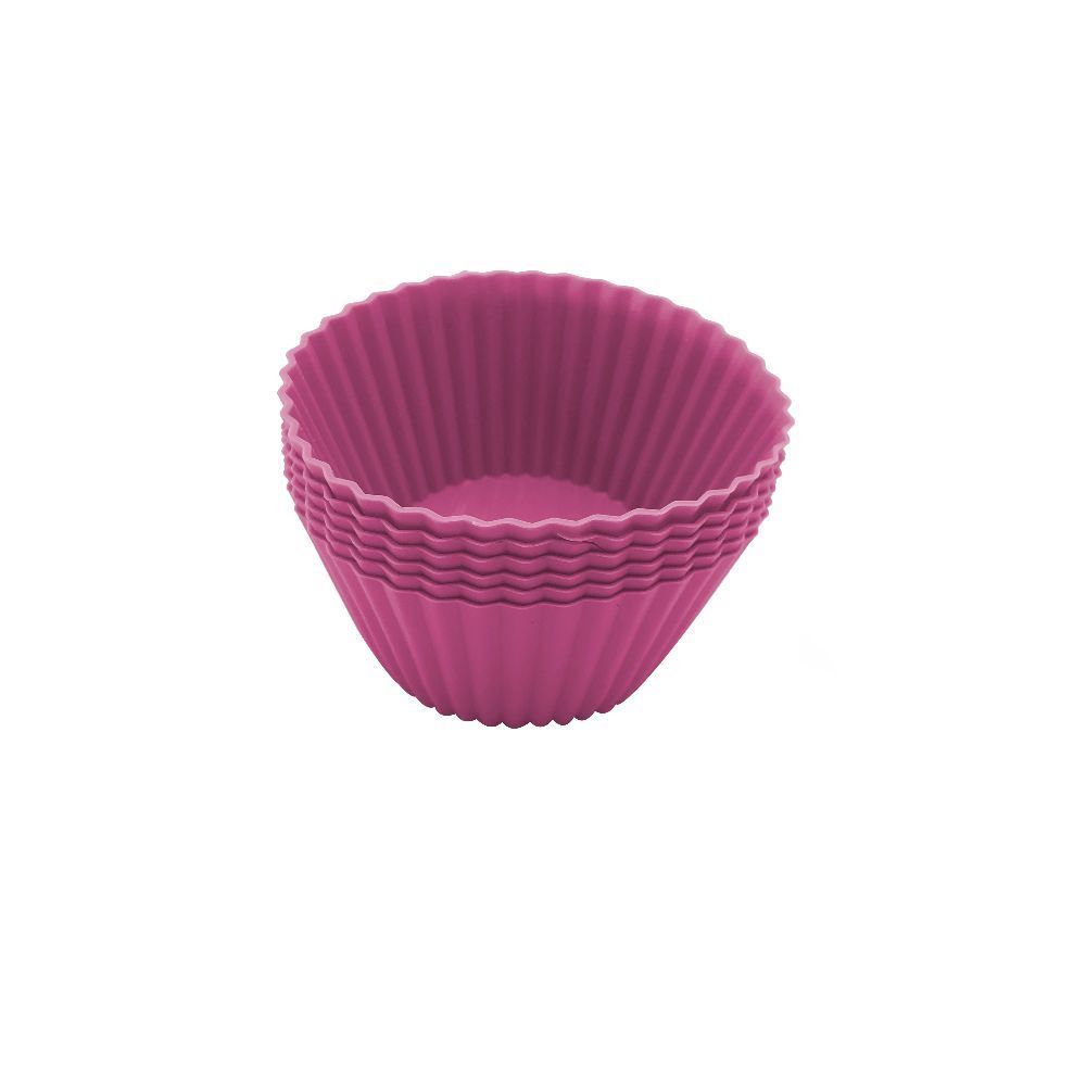 Forma De Cupcake Havan Casa Basic 6 Peças - Violeta