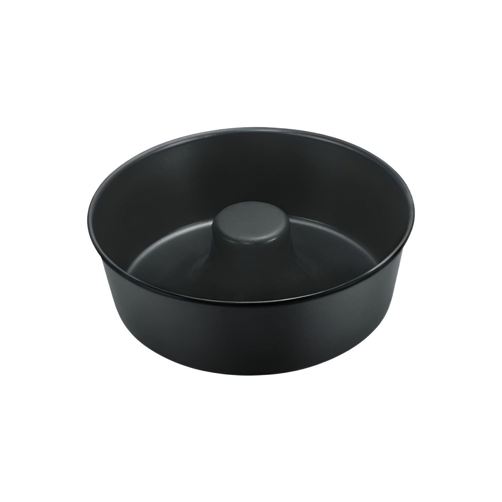 Forma De Pudim Alta De Alumínio Black Fortaleza 21Cm - Preto