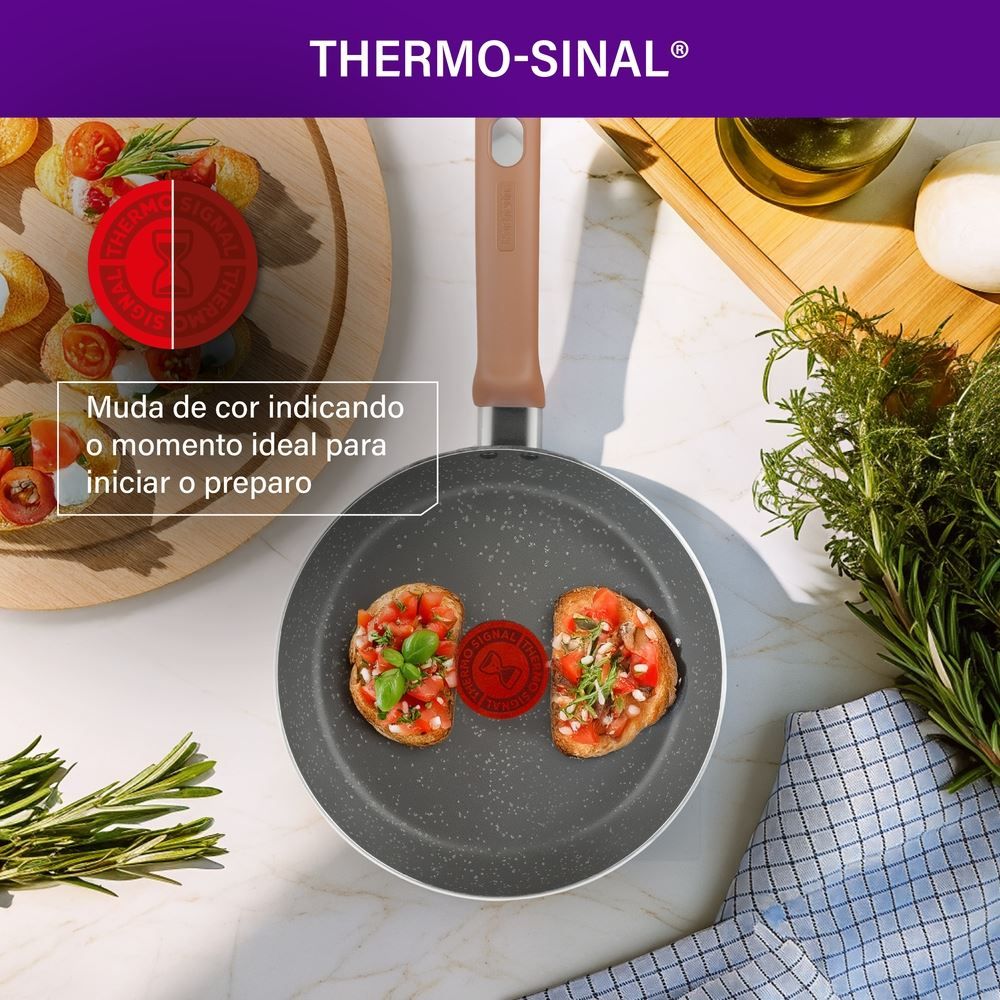 Frigideira Rochedo Natural Stone 20Cm -  20cm